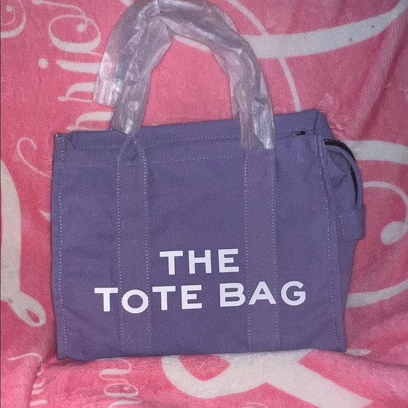 The Tote Handbags - Purple Canvas Tote -